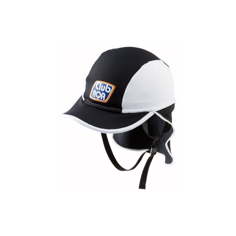 AQA (e-kyu-e-) UV Dry Flap Cap Kids Black X White
