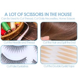 Embroidery Scissors Stork, 2 Pcs Bird Scissors Bronze Stainless Steel Crane Design Embroidery Scissors Stork Shears Scissors, Stork Scissors for DIY Embroidery, Crafting, Sewing