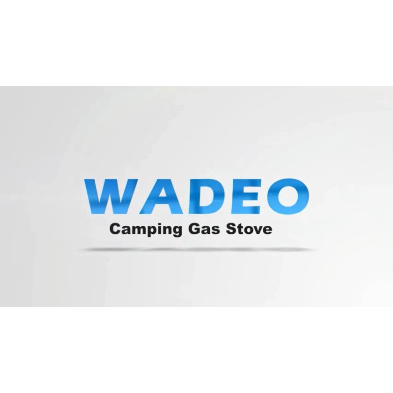 WADEO 3700W Portable Camping Stove Kit with Accessories for Outdoor