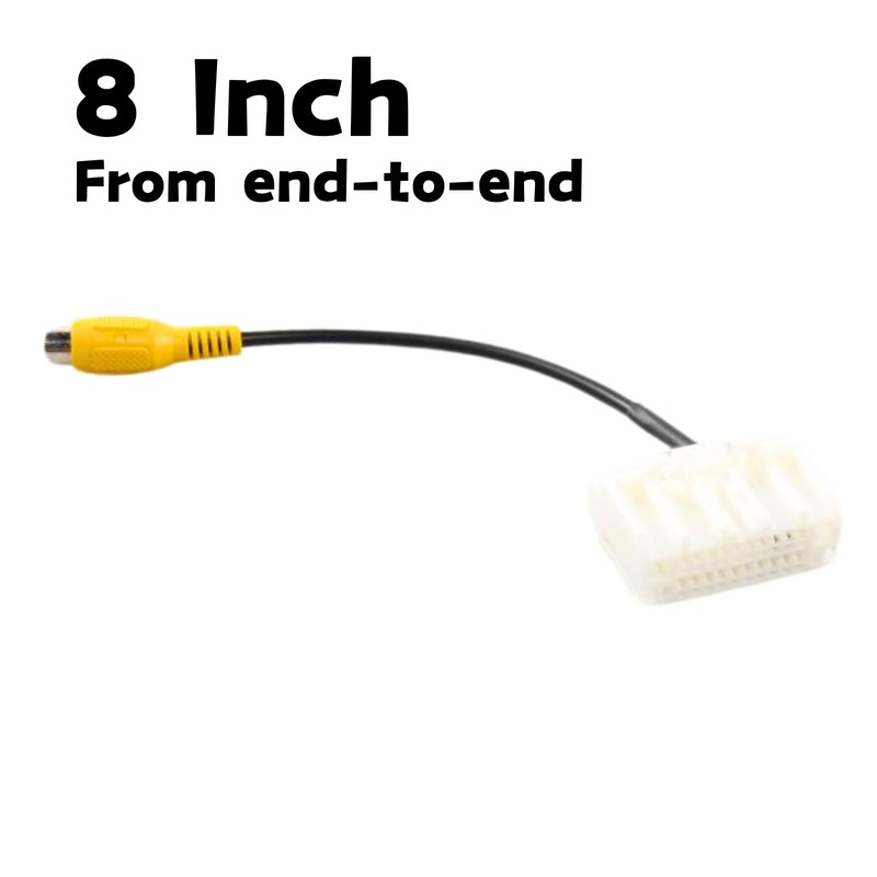 EWAY Backup Camera to Factory Radio RCA Adapter for Select