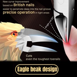 Nail Clippers for Thick Nails Heavy Duty,Ingrown Thick Toenails Scissors