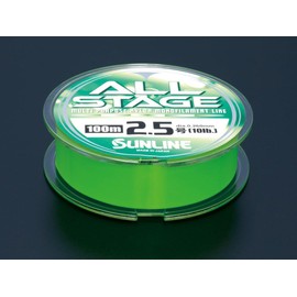 サンライン(SUNLINE) オールジャンル対応 やわらかナイロンライン オールステージ 150m 艶消しグリーン 10LB (2.5号)