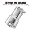 Stainless Steel 2.5 to 3 Inch Exhaust Adapter, 2.5" ID