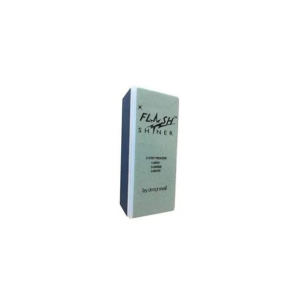 Design Nail Flash Shiner 3-Way Shine Buffer Block 1pk