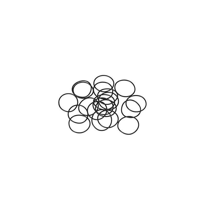 sourcing map Metric Nitrile Rubber O-Rings Seal 19 mm AD