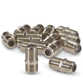 SSL Satellites F Connector Barrel/Joiner - 10 Pack - Coupler Joiner Barrel Connector Adapter