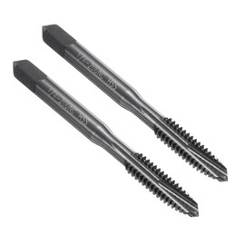 QUARKZMAN Machine Tap Tip 1/4-20 UNC Tip Tap HSS6542 Universal and High Quality Tap Nitrided Surface Black Pack of 2