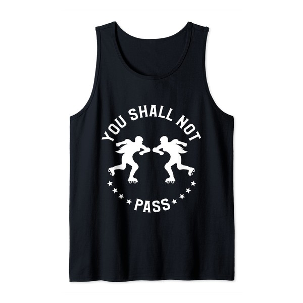 Roller Derby Player Passed Skating Team Tank Top