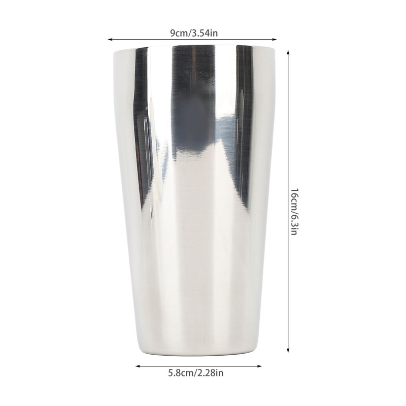Large Capacity Milkshake Cup 304 Stainless Steel, Resistant, Portable for