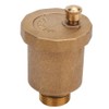 Brass bleed opening, male thread air vent, automatic disposable bleed