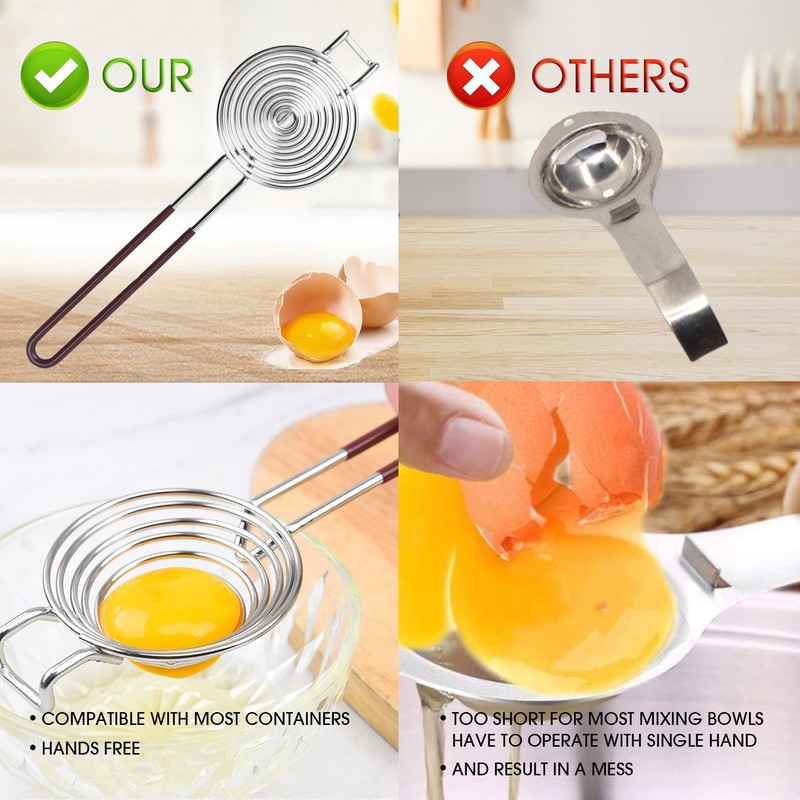 Egg Separator, Egg Separator, Stainless Steel, Egg Separator, Egg Separator,