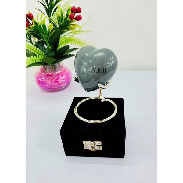 Nautical Replica Hub Mini Heart Cremation Urn With Stand &