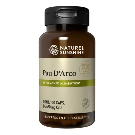 Natures Sunshine Pau Darco Suplemento Alimenticio 100c Sin Sabor