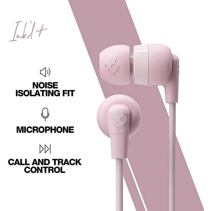 Skullcandy Ink'd In-Ear Wired Earbuds - Pink