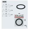 Kakudai 453-002 Washer for Sink Trap SS