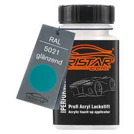 TRISTARcolor RAL 5021 Water Blue Glossy Paint Pen 50 ml Quick Drying