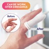 Pack of 25 Snugfast White Finger Cots Buddies Tubular Bandage
