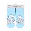 Sanrio 388947 Crew Length Socks, Cinnamoroll, 9.1 - 9.8 inches