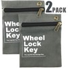 Wheel Lock Key Storage Bag - Easily and Safely Keep