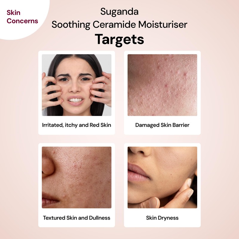 SUGANDA SKINCARE Squalane Ceramide Winter Moisturiser Lotion For Men &