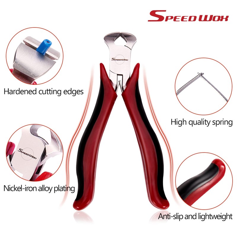 SPEEDWOX End Cutting Pliers, End Cutting Nippers, End Nippers, Wire