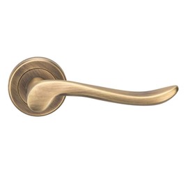 Carlisle Brass Verdun 8mm x 100mm Bronze L Shaped Door Handle Polished Brass Home European