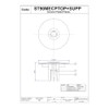 Mcalpine ST90MECPBTOP+SUPP Chrome Plated Brass Shower Trap Flange and Support