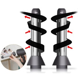 (Updated Anti-Falling) Hair Curler Suitable for Dyson Supersonic Hair Dryer Hair Air Wrap Curler Compatible with Dyson HD01 HD02 HD03 HD04 HD07 HD08 Hair Curling Attachments