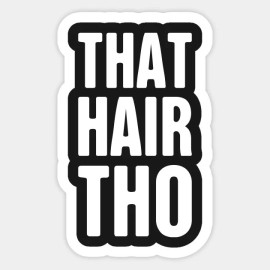 Endless New Objects That Hair Though Funny Quote Vinyl Wall Bumper Bottle Phone Laptop Decal Sticker