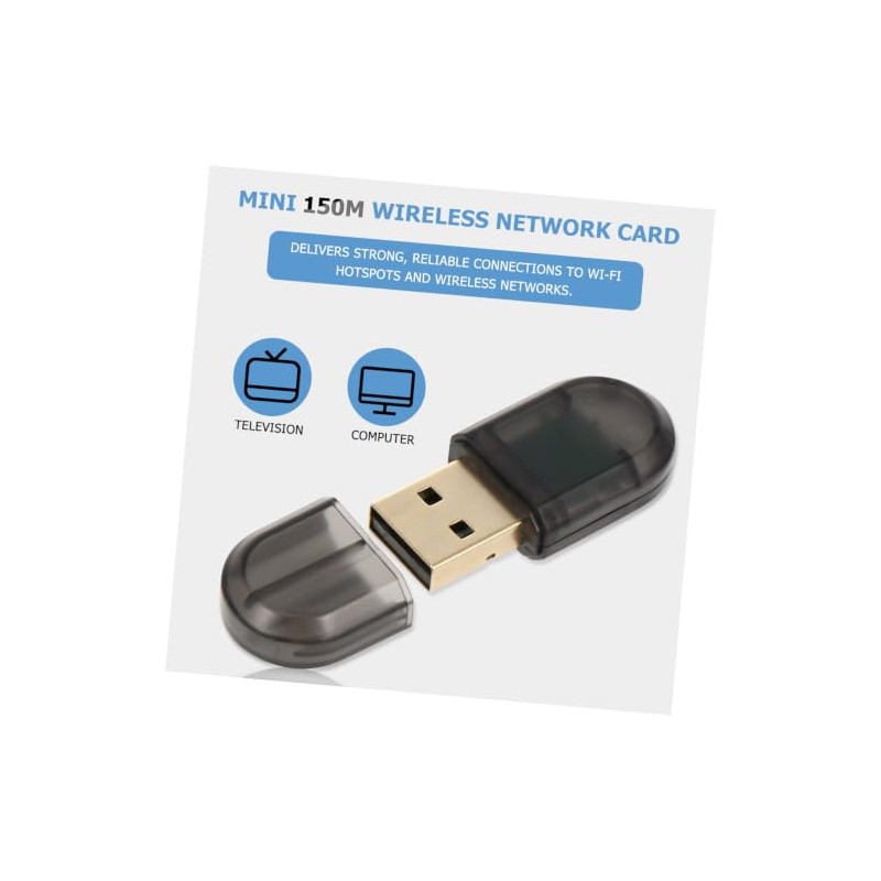 Angoily Adaptador Inalámbrico Tarjetas De Red WiFi Plug and Play