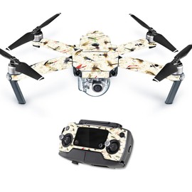 MightySkins Skin Compatible With DJI Mavic Pro Quadcopter Drone - Fishing Flies | Protective, Durable, and Unique Vinyl Decal wrap cover | Easy To Apply, Remove, and Change Styles | Made in the USA