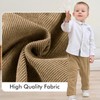 Neutocd Baby Boy Pants Infant Uniform Jogger Sweatpants Stretch Toddler