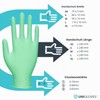 Unigloves Green Pearl - 100 Disposable Nitrile Gloves - Medium