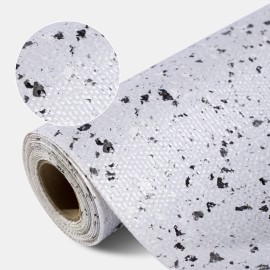 Strong and Durable PVC & Foam Drawer Liner Mat Washable Non-Slip Kitchen Cabinets Shelf Liner with Non-Adhesive Gripsize: 18"x96", color: printed