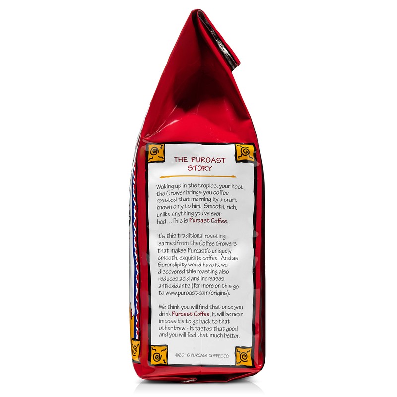 Puroast Low Acid Coffee Ground | Organic House Blend Ground