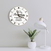 Treble Bee 50th Anniversary Ceramic Clock, Elegant Clock Gifts for