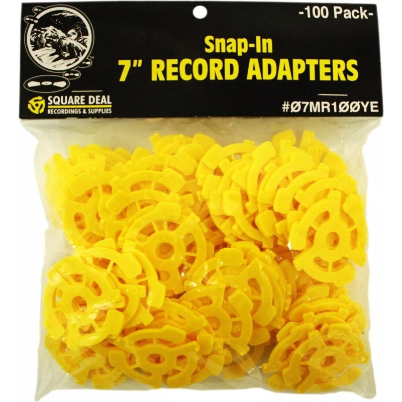Square Deal Package of 50 Yellow 45 rpm 7" Record