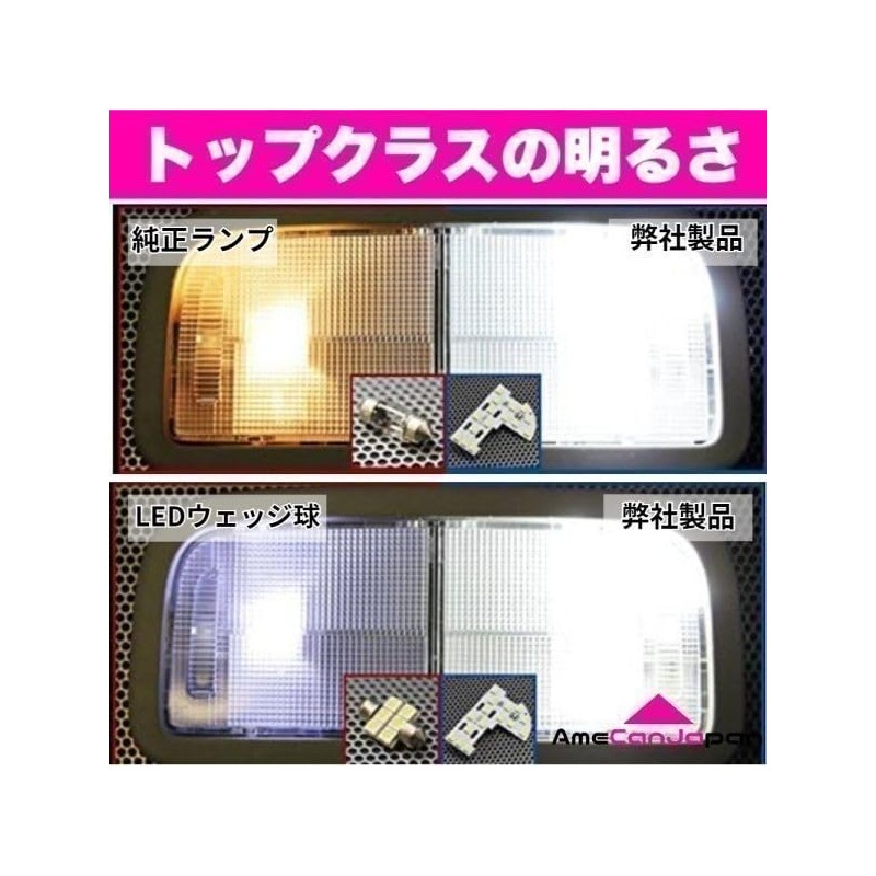 KaoKaoMarket ディアスワゴン S321/331N スバル LEDルームランプ バックランプ ナンバー灯 ポジション球 8点セット 専用設計