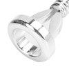 Trombone Mouthpiece Trainer Cooper Silver Plated Simulator Trumpet Practice Instrument
