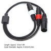 JORIND 5Pin XLR Male to Dual 3Pin XLR Female Cable