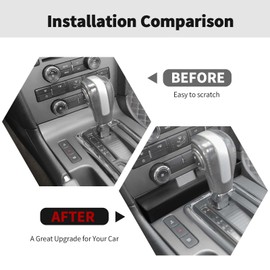 RT-TCZ Center Console Gear Shift Storage Box Tray Organizer Accessories Compatible with Ford Mustang 2010-2014