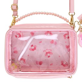Sanrio 206903 My Melody Shoulder Bag, My Melody, 5.5 x 8.7 x 3.0 inches (14 x 22 x 7.5 cm), Character 206903