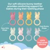Babies & Cuties Bunny Teether - Soft Silicone - for
