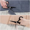 KUONIIY Left-Handed Sewing Scissors for Cutting Leather, Dressmaking Scissors with
