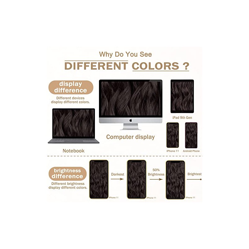 Flvaco Clip In Hair Extensions 20 Inch 6PCS Long Synthetic