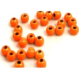 TroutLegend Regular Cyclops Tungsten Beads - Hot Orange - 4.0 mm