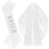 Chanaco 2Pcs Bride to Be Sash Bachelorette Party Accessories Bridal