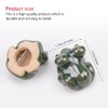 WSDMAVIS 2Pcs Funny Frog Toilet Bolt Caps Decorative Cute Frog