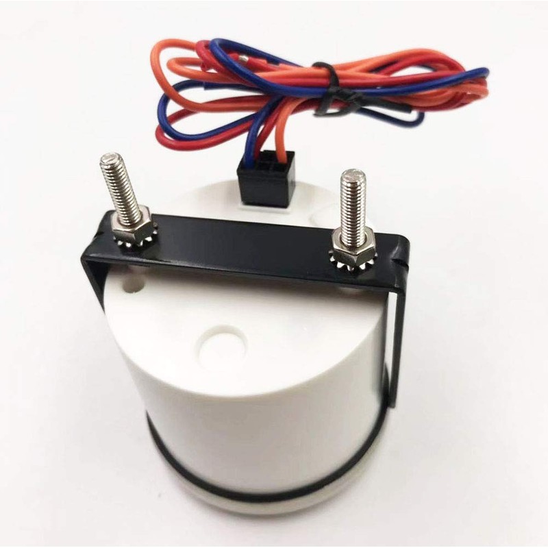 BLUERICE 52MM 2" Hour Meter Gauge Red Backlight for Marine