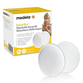 Medela Waschbare Stilleinlagen, 4 Stück